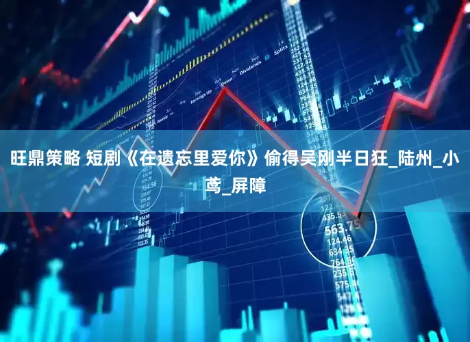旺鼎策略 短剧《在遗忘里爱你》偷得吴刚半日狂_陆州_小鸢_屏障