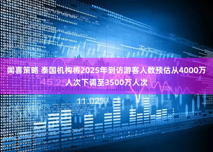 闻喜策略 泰国机构将2025年到访游客人数预估从4000万人次下调至3500万人次